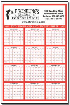 Year At a Glance Calendar-A101