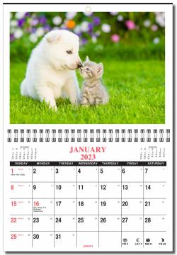 Custom Full Color 1 Photo Calendar