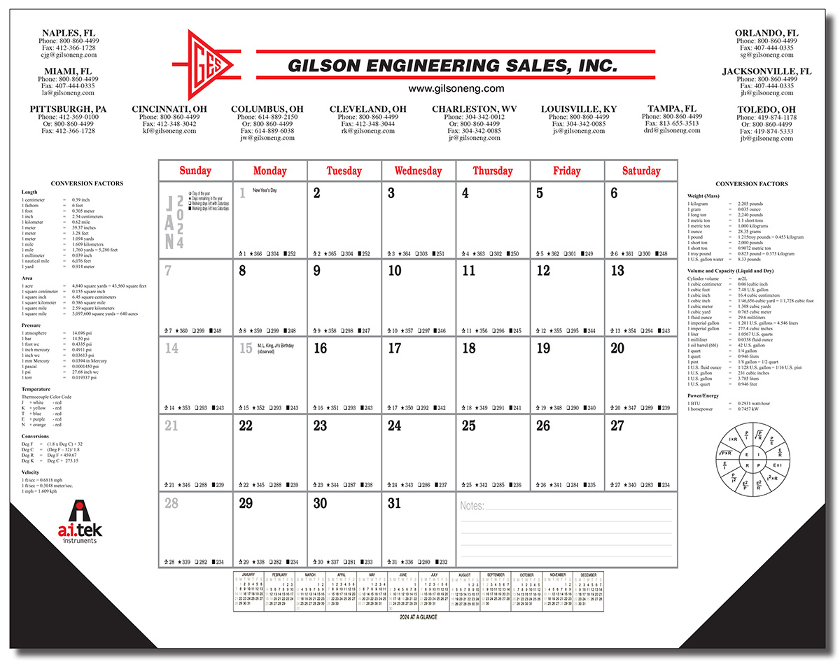 Deluxe Handmade Desk Calendar (Custom Desk Pad Calendar)