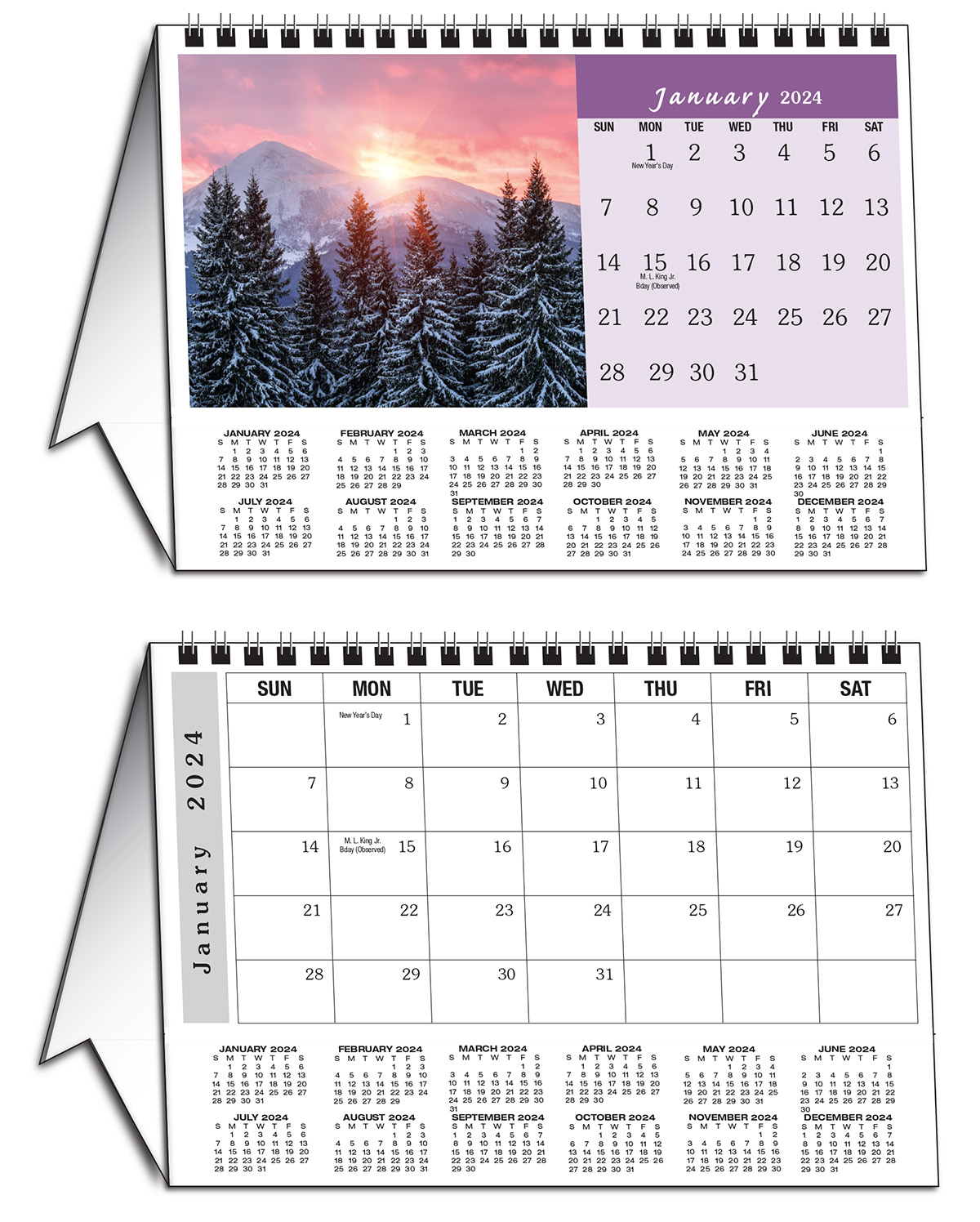Scenic America Desk Tent Waterfalls Calendar Calendar Company