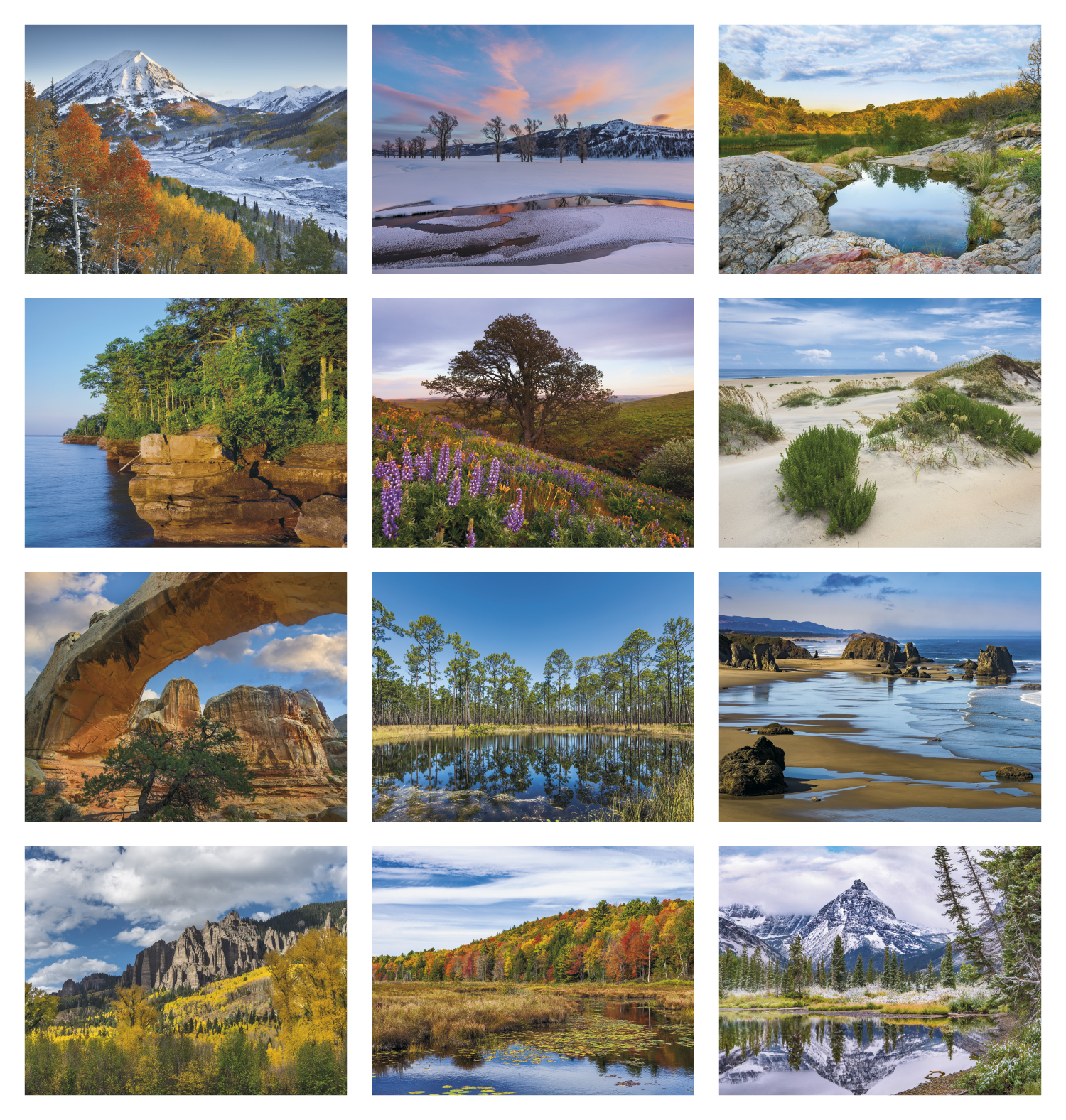 Landscapes of America Wall Calendar - Stapled: Calendar Company