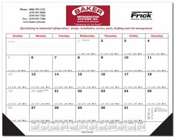 Desk Blotter Calendar (Custom Desk Pad Calendar)
