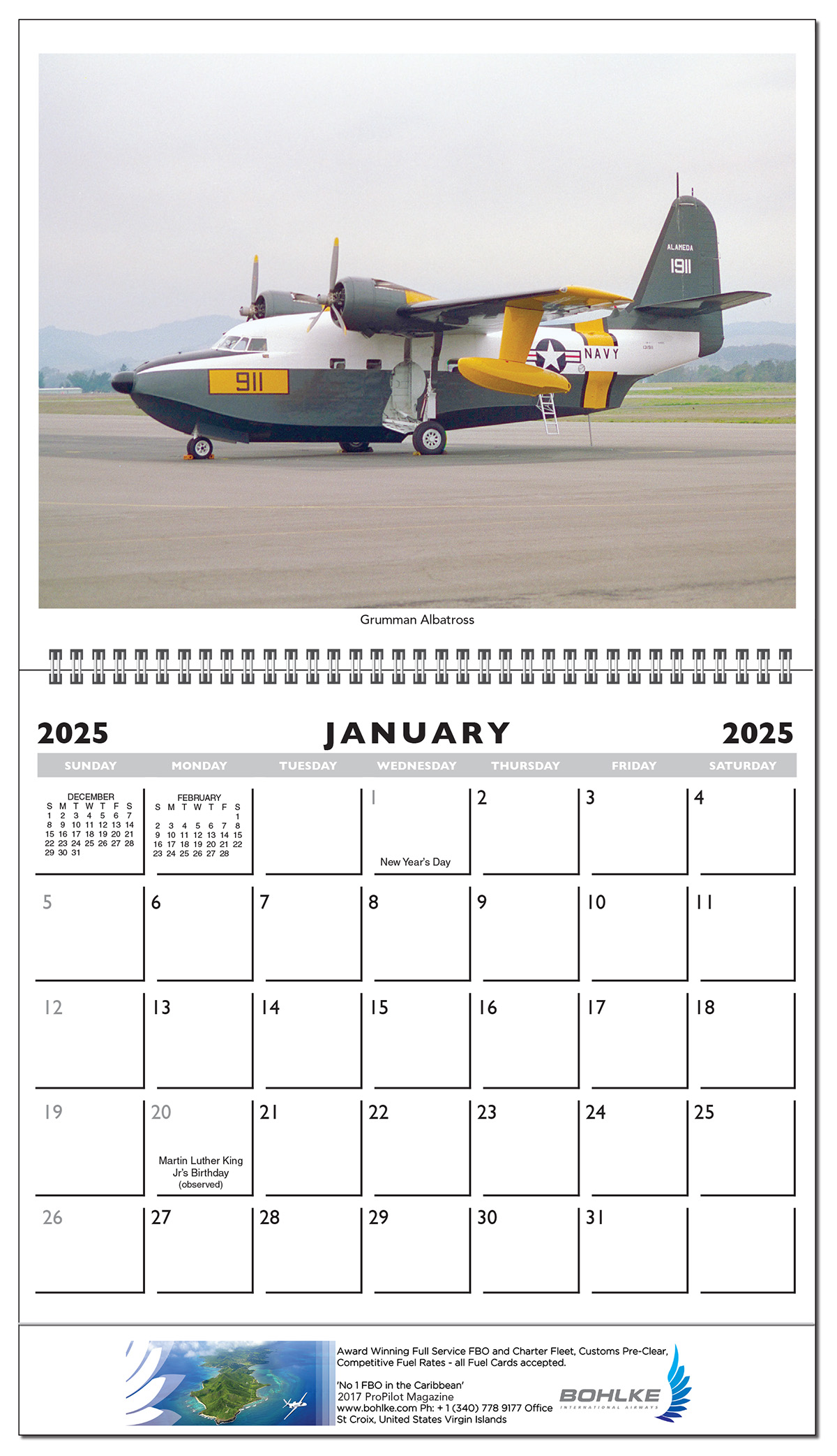 Military & Classic Aircraft Calendar Fighter Jet and Airplanes