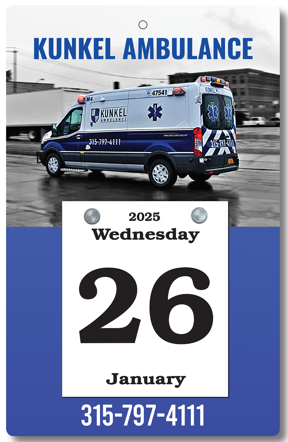 Daily Date Wall Calendar: Calendar Company