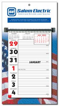 Weekly Planning Wall Calendar with Memo Space and Almanac info