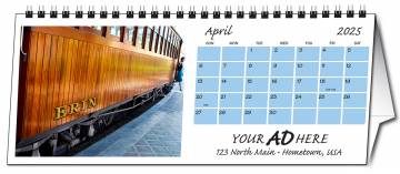 Photo Name Small Desk Calendar | Personalized Mini & Compact Gift