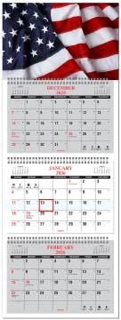 Three Month Four Panel Calendar - B1TY12