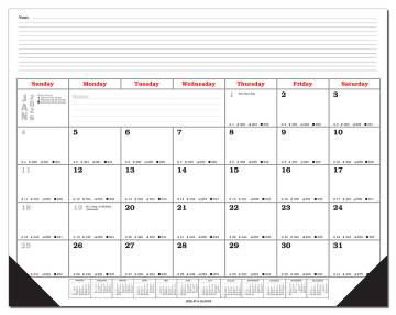 17x22 Desk Calendar - BUY 1