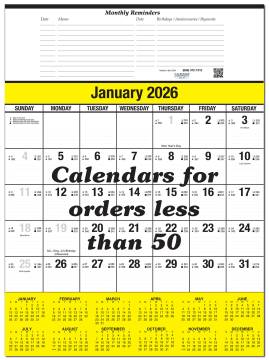 Contractor Calendar - Stock with no ad- B1A241