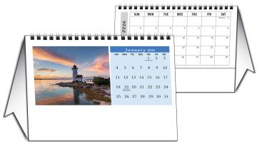2026 Small Custom Desk Calendar_Buy Just 1