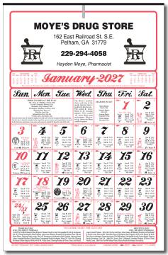 Original Almanac Calendar Old Fashioned (WITH AD) Farmers ,Gardens, and Helpful Hints