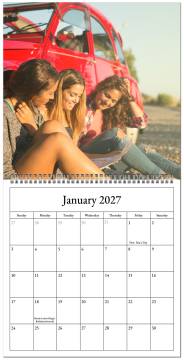 Custom Color Personalized 13 Photos (12" x 12" Square)