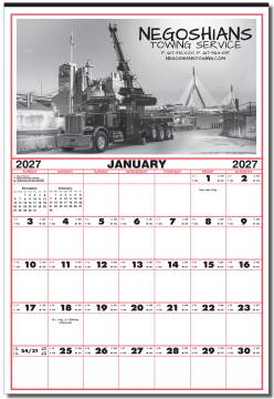 Contractor's Calendar - Large 19"x29"