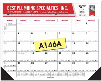Desk Blotter Calendar (Custom Desk Pad Calendar)