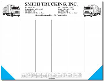 Desk Blotter Calendar (25 or 50 page Custom Desk Pad Calendar)