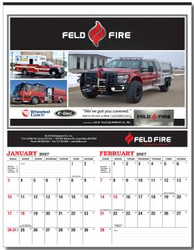Large Format Custom Calendars - 6 Sheet