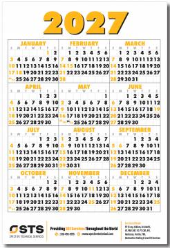 HUGE Year at a Glance with BIG Numbers