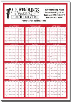 HUGE Year  at  a Glance Calendar