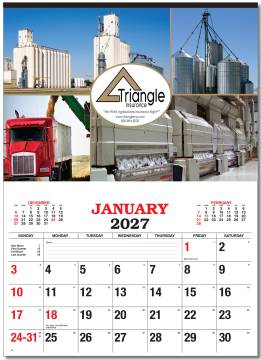 Custom Color Single Picture Apron Diary 17" X 22"