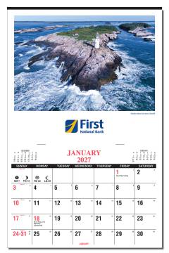 Custom Full Color One Picture Calendar