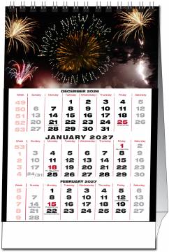 PERSONALIZED NAME Vertical Desk Calendars (picture name calendar)-B1IV1
