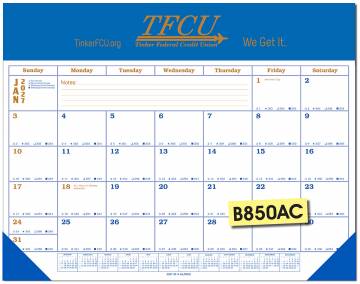 12 Month Leatherette Planner with refillable calendar