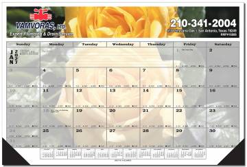 Economy Sized Desk Pad Calendar