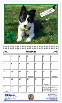 Deluxe Wire Bound Custom Photo Calendar