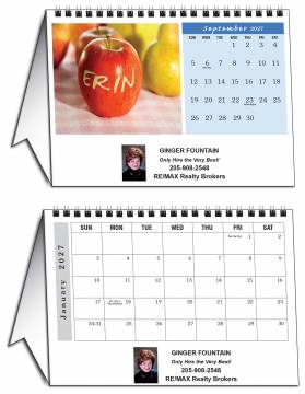 Personalized Calendar with Names Medium (8.5") Desk Calendar