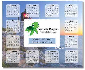 Repositionable Stainless Steel Refrigerator Calendar With Personal Photo