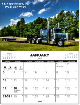 StickOn Refrigerator Calendar with Your Photo & pad