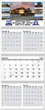 5 Month View Calendar