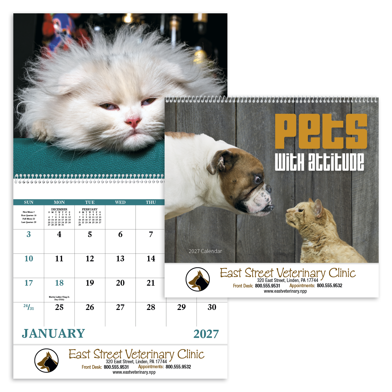 Pets with Attitude Wall Calendar | Funny Animal Ad Calendar | Calendar ...