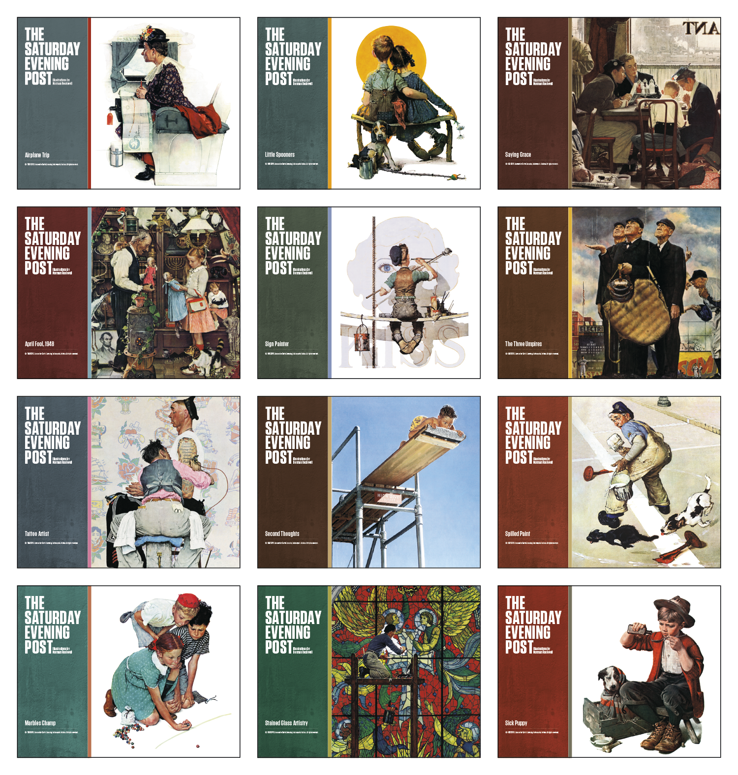 The Saturday Evening Post Wall Calendar - Stapled: Calendar Company