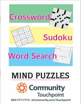 Large Print Puzzle Book (Crossword, Word Search and Sudoku)