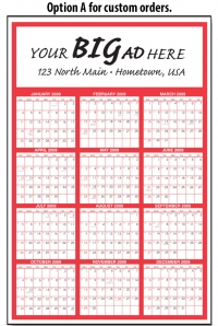 2018 year at a glance calendar