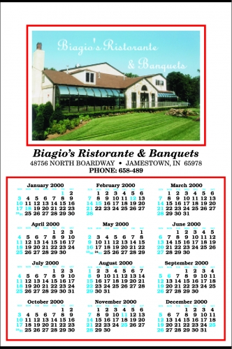 calendar custom photo