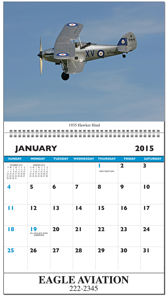 2019 Military & Classic Aircraft Calendar: Calendar Company 2019 Military & Classic Aircraft Calendar: Calendar Company