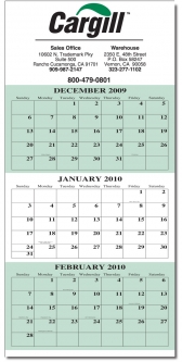custom 3 month calendars