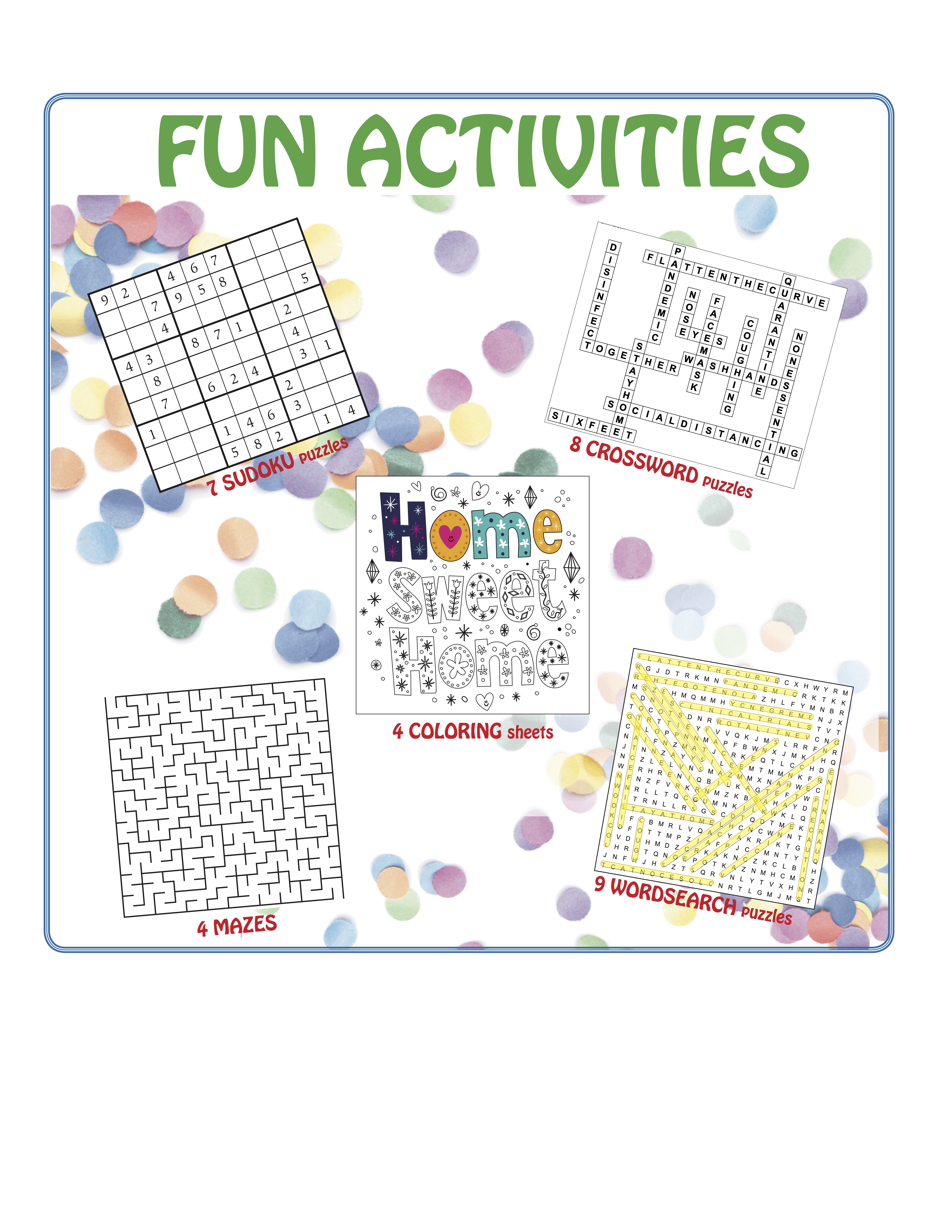 Download Stay at Home Fun Activities Book