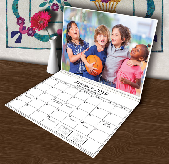 Happy Kids Personalized Family Photo Calendar Calendar Company
