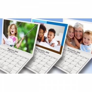 11" x 11" Happy Kids DELUXE Personalized Family Photo Calendar