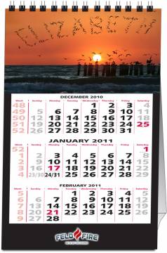 PERSONALIZED NAME Vertical Desk Calendars (picture name calendar)-B1IV1