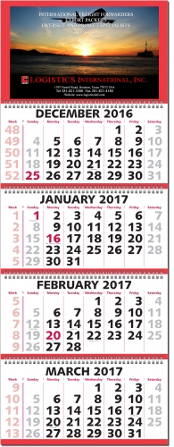 four month calendar 2018