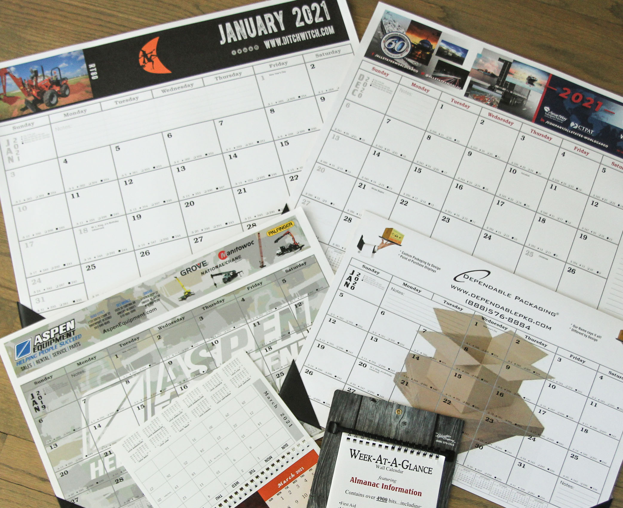 Calendar Company Bulk Wholesale Personal Business Calendars